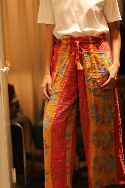 COTTON PANTS LENA MORNING COFFEE - MOMO STUDIO BERLIN - Berlin Concept Store - sustainable & ethical fashion