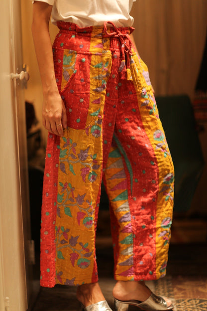 COTTON PANTS LENA MORNING COFFEE - MOMO STUDIO BERLIN - Berlin Concept Store - sustainable & ethical fashion