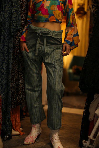 DENIM FISHERMAN PANTS ALBA - MOMO STUDIO BERLIN - Berlin Concept Store - sustainable & ethical fashion