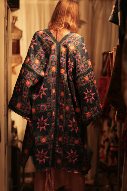 DUMA ARTISAN MADE EMBROIDERED KIMONO PINK 3 - MOMO STUDIO BERLIN - Berlin Concept Store - sustainable & ethical fashion