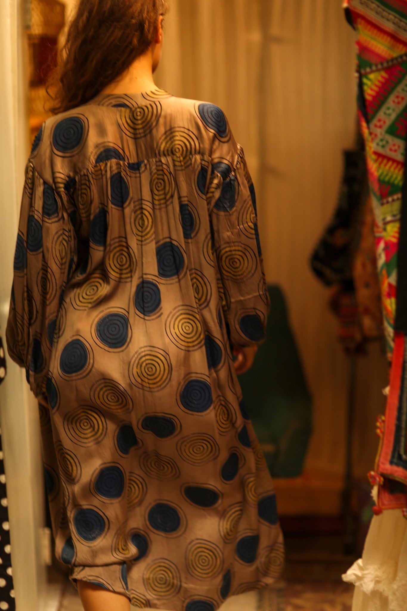 ELIZABETH SILK DRESS YO - YO YELLOW - MOMO STUDIO BERLIN - Berlin Concept Store - sustainable & ethical fashion