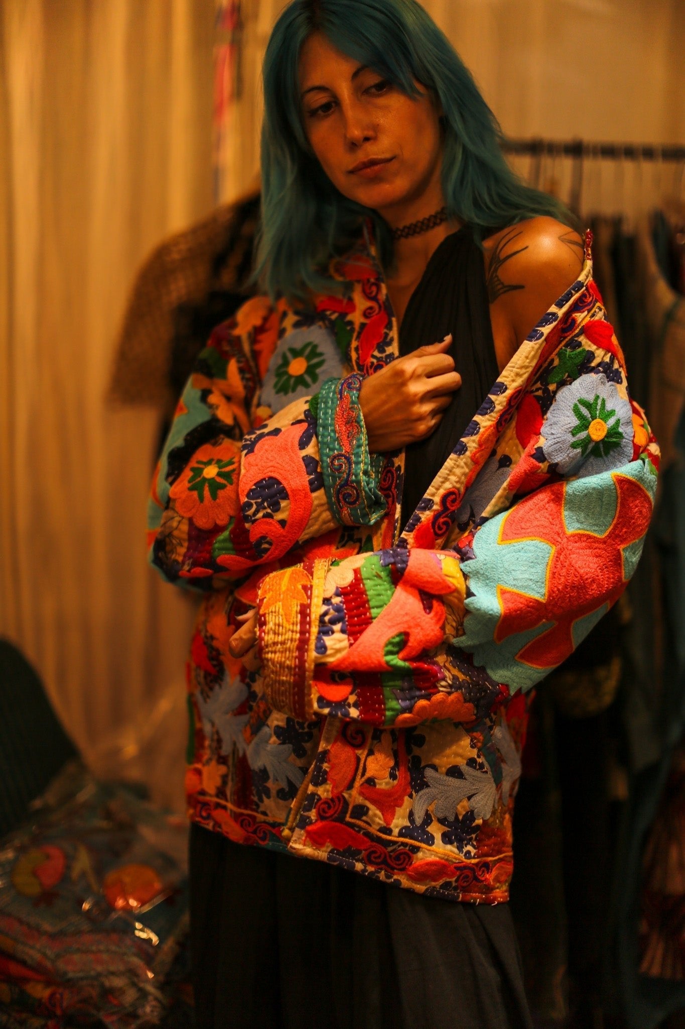 EMBROIDERED ARTISAN JACKET LEYLA - MOMO STUDIO BERLIN - Berlin Concept Store - sustainable & ethical fashion