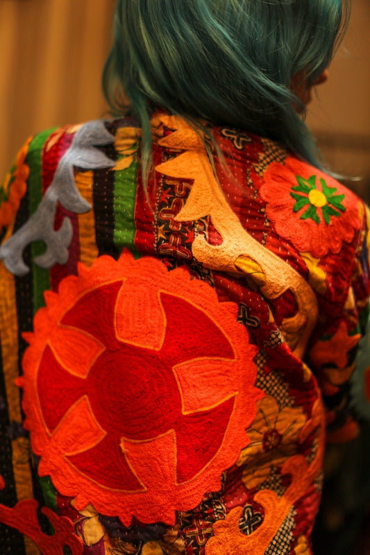 EMBROIDERED ARTISAN JACKET LEYLA - MOMO STUDIO BERLIN - Berlin Concept Store - sustainable & ethical fashion