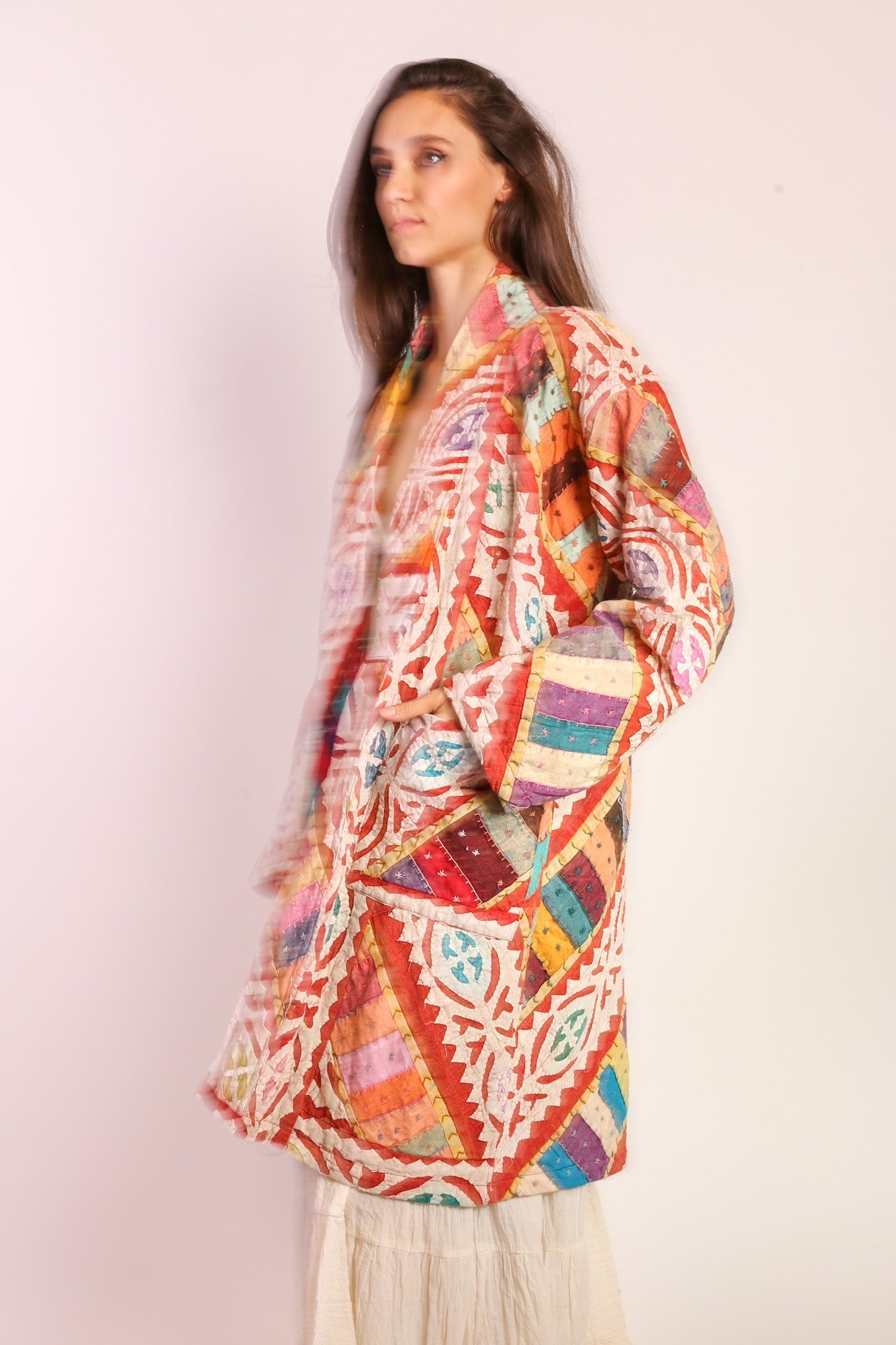 EMBROIDERED COAT JACKET MAHELI - MOMO STUDIO BERLIN - Berlin Concept Store - sustainable & ethical fashion
