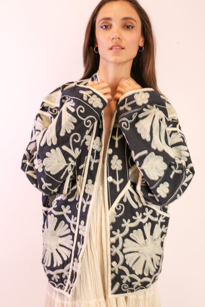 EMBROIDERED COTTON JACKET KANCA - MOMO STUDIO BERLIN - Berlin Concept Store - sustainable & ethical fashion