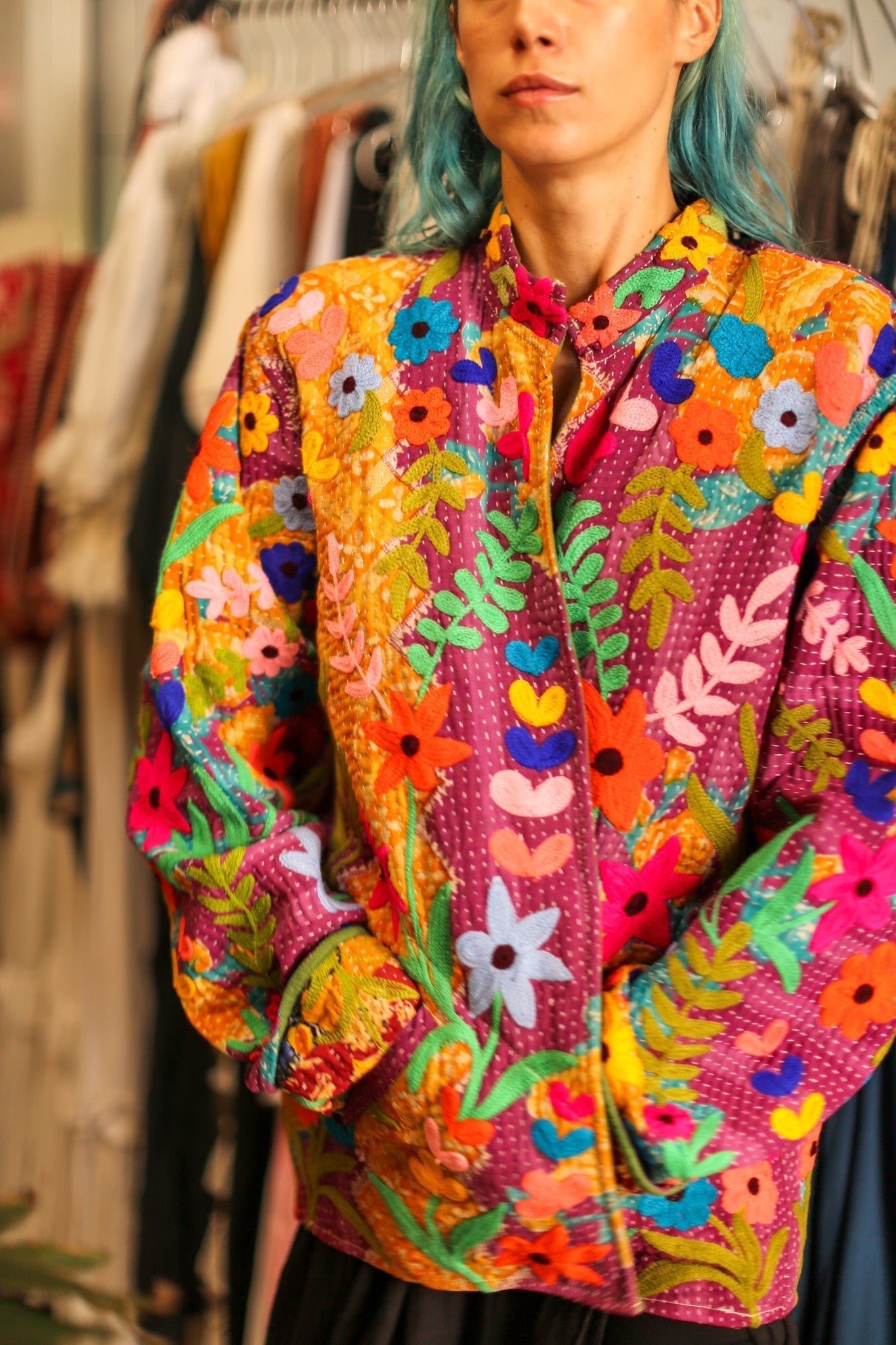 EMBROIDERED JACKET HOSIA - MOMO STUDIO BERLIN - Berlin Concept Store - sustainable & ethical fashion