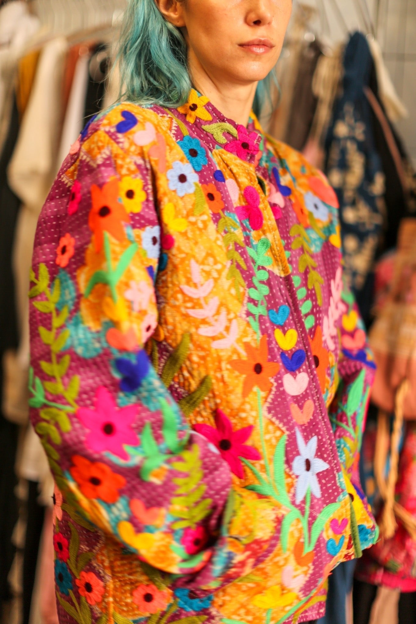 EMBROIDERED JACKET HOSIA - MOMO STUDIO BERLIN - Berlin Concept Store - sustainable & ethical fashion