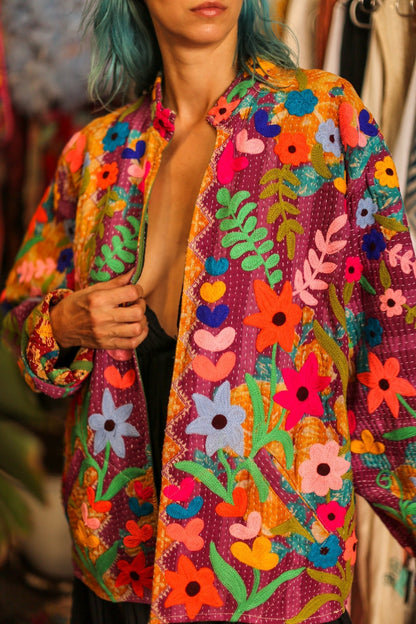 EMBROIDERED JACKET HOSIA - MOMO STUDIO BERLIN - Berlin Concept Store - sustainable & ethical fashion