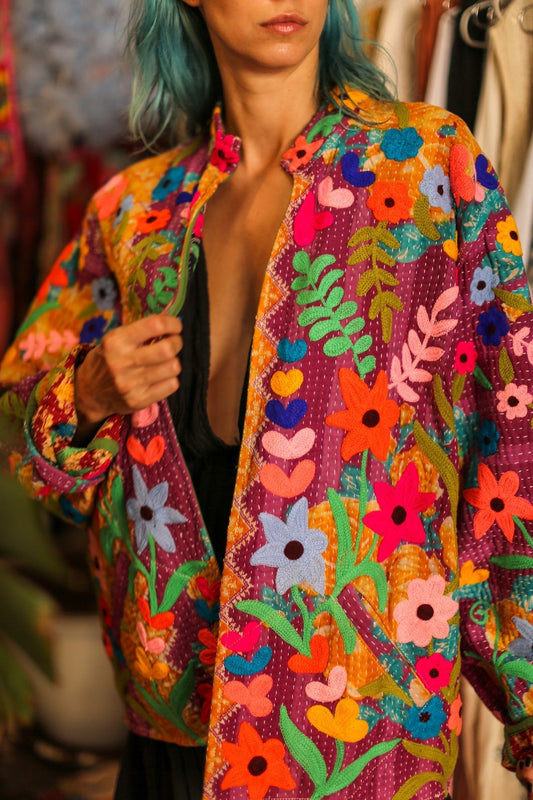 EMBROIDERED JACKET HOSIA - MOMO STUDIO BERLIN - Berlin Concept Store - sustainable & ethical fashion