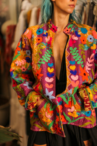 EMBROIDERED JACKET HOSIA - MOMO STUDIO BERLIN - Berlin Concept Store - sustainable & ethical fashion