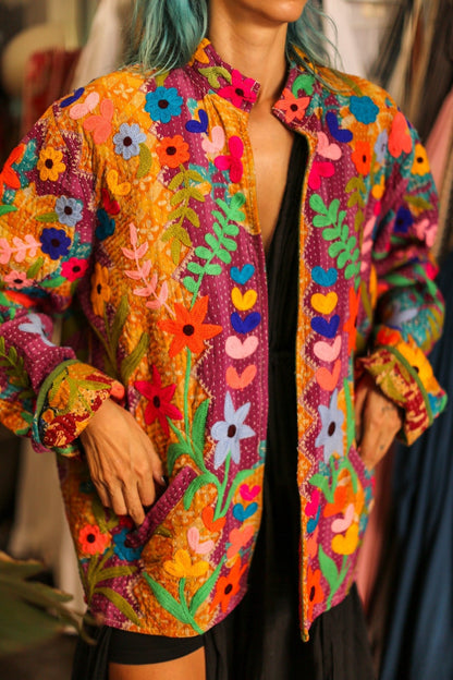 EMBROIDERED JACKET HOSIA - MOMO STUDIO BERLIN - Berlin Concept Store - sustainable & ethical fashion