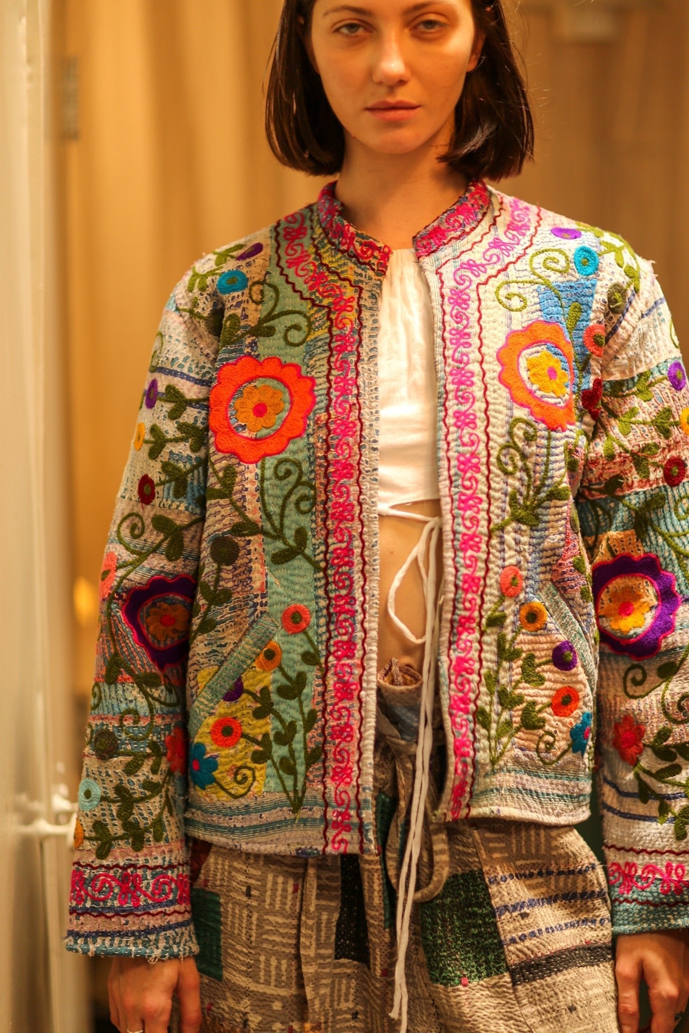 EMBROIDERED JACKET LIBBY - MOMO STUDIO BERLIN - Berlin Concept Store - sustainable & ethical fashion