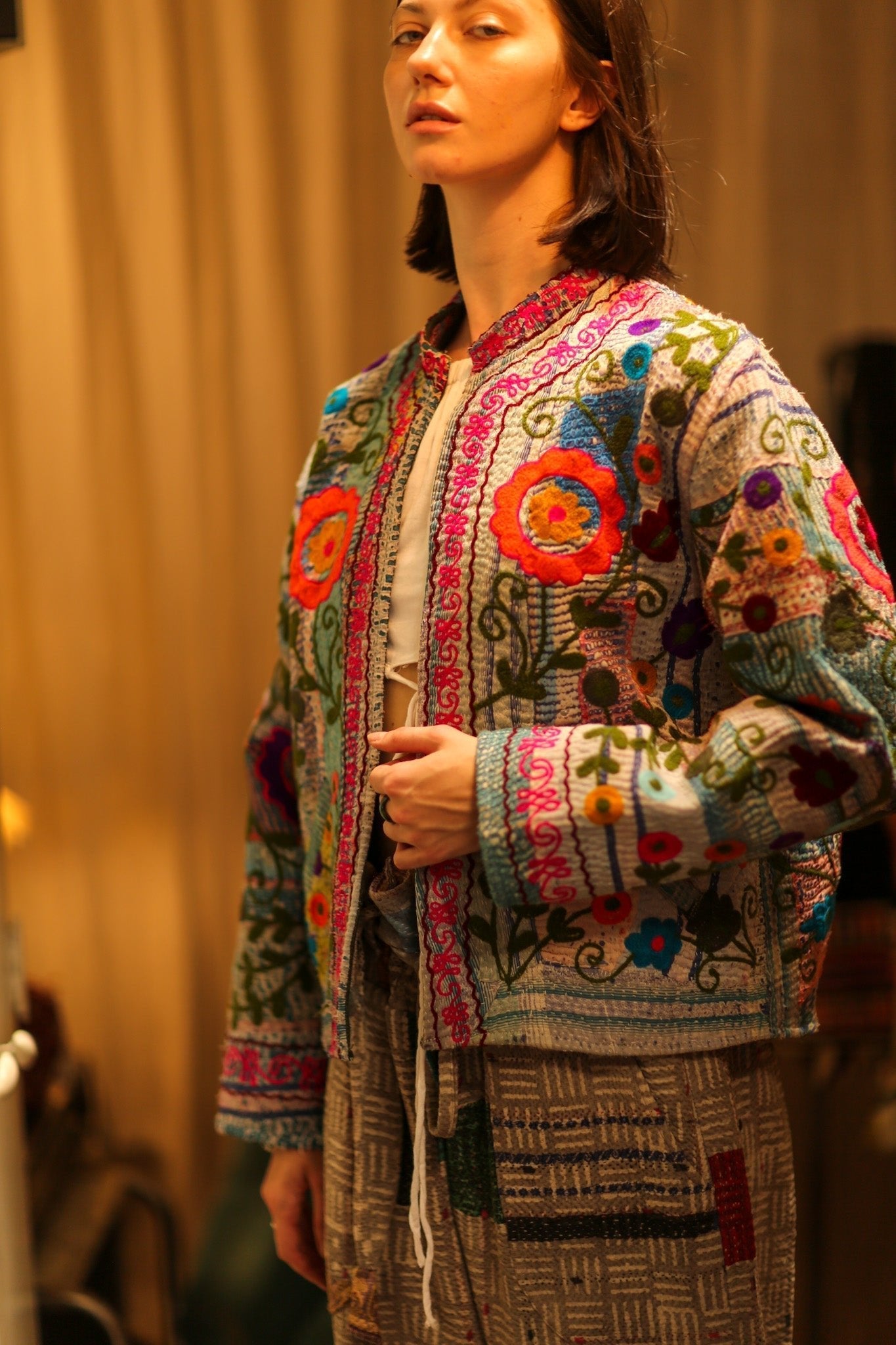 EMBROIDERED JACKET LIBBY - MOMO STUDIO BERLIN - Berlin Concept Store - sustainable & ethical fashion