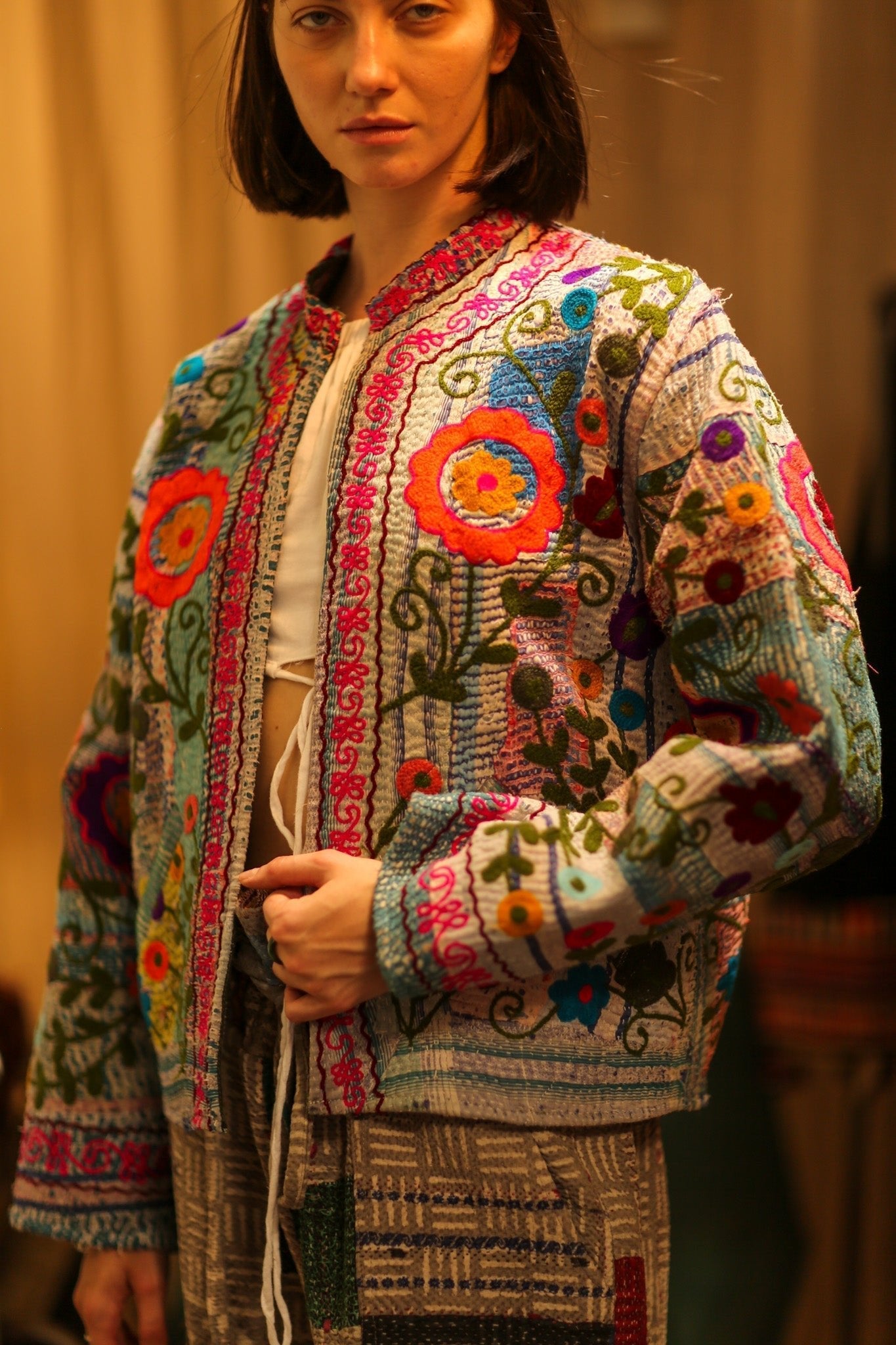 EMBROIDERED JACKET LIBBY - MOMO STUDIO BERLIN - Berlin Concept Store - sustainable & ethical fashion