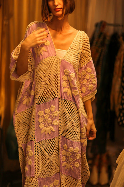 EMBROIDERED KAFTAN DRESS PHOEBIN - MOMO STUDIO BERLIN - Berlin Concept Store - sustainable & ethical fashion