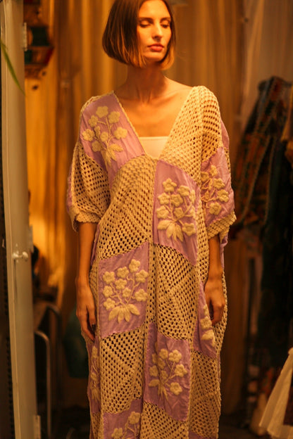 EMBROIDERED KAFTAN DRESS PHOEBIN - MOMO STUDIO BERLIN - Berlin Concept Store - sustainable & ethical fashion