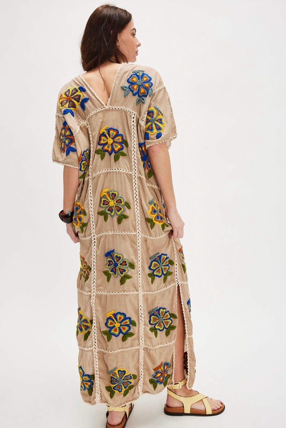 EMBROIDERED KAFTAN JOSIN - MOMO STUDIO BERLIN - Berlin Concept Store - sustainable & ethical fashion