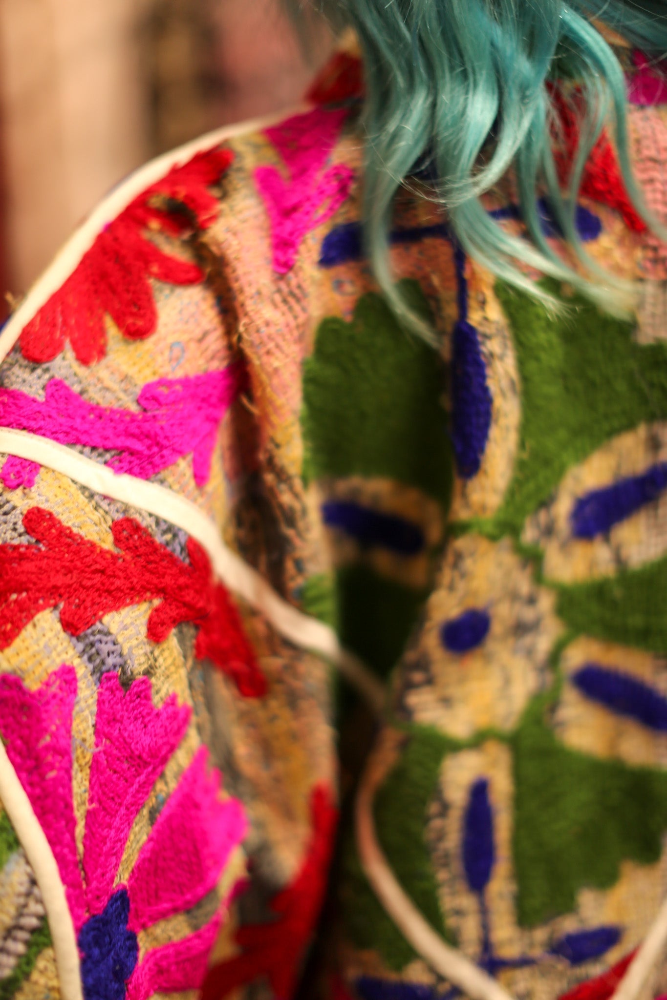EMBROIDERED KANTHA JACKET AYLIN - MOMO STUDIO BERLIN - Berlin Concept Store - sustainable & ethical fashion