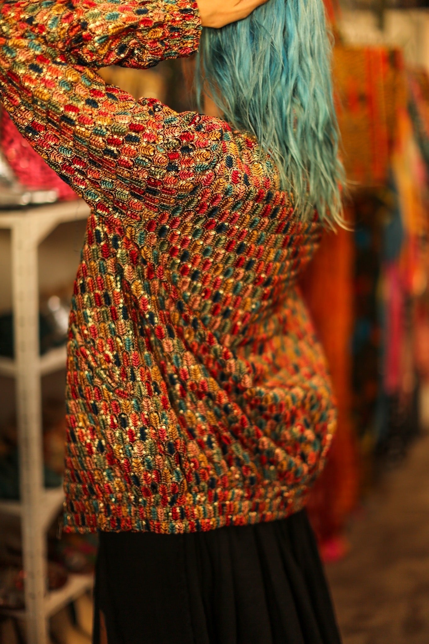 EMBROIDERED SILK BOMBER JACKET LEROY - MOMO STUDIO BERLIN - Berlin Concept Store - sustainable & ethical fashion