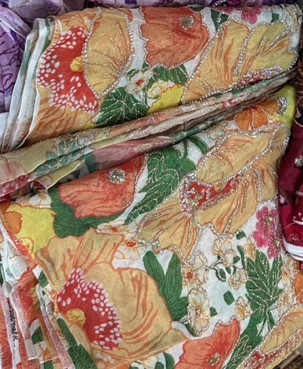 EMBROIDERED SILK KIMONO AURORA - MOMO STUDIO BERLIN - Berlin Concept Store - sustainable & ethical fashion
