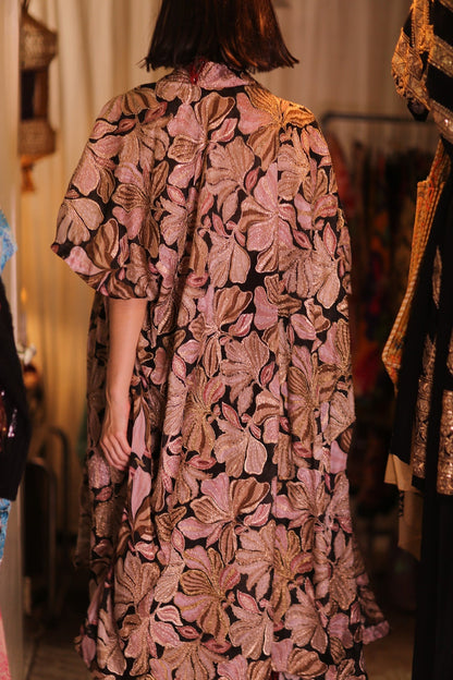 EMBROIDERED SILK NOVELTY KIMONO BEAMS - MOMO STUDIO BERLIN - Berlin Concept Store - sustainable & ethical fashion