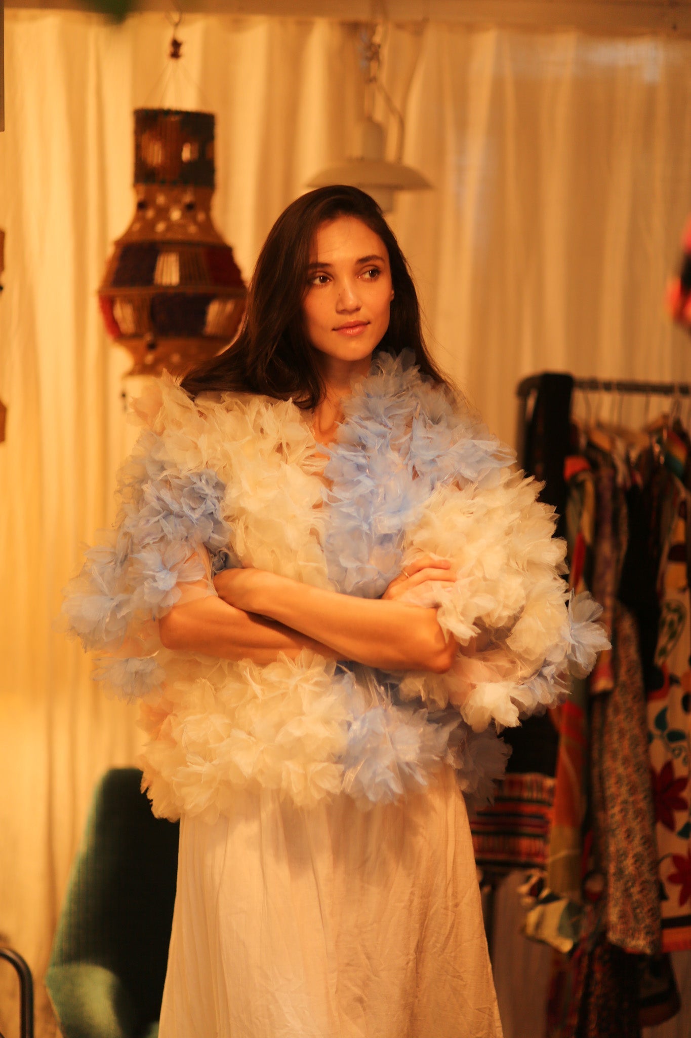 FEATHER FRILL KIMONO MARILYN - MOMO STUDIO BERLIN - Berlin Concept Store - sustainable & ethical fashion