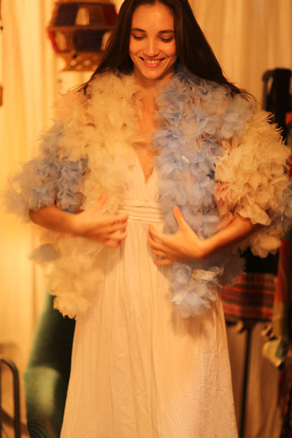 FEATHER FRILL KIMONO MARILYN - MOMO STUDIO BERLIN - Berlin Concept Store - sustainable & ethical fashion