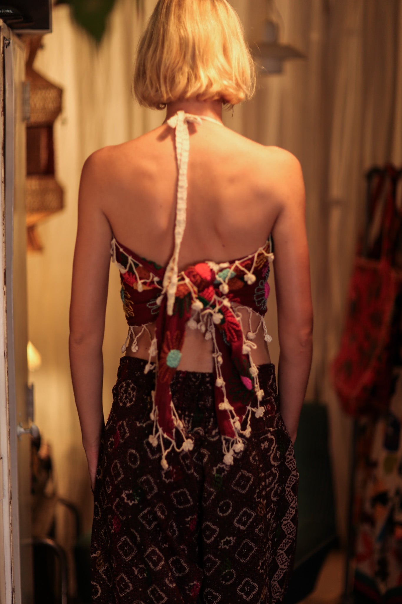 FLORA EMBROIDERED TOP - MOMO STUDIO BERLIN - Berlin Concept Store - sustainable & ethical fashion