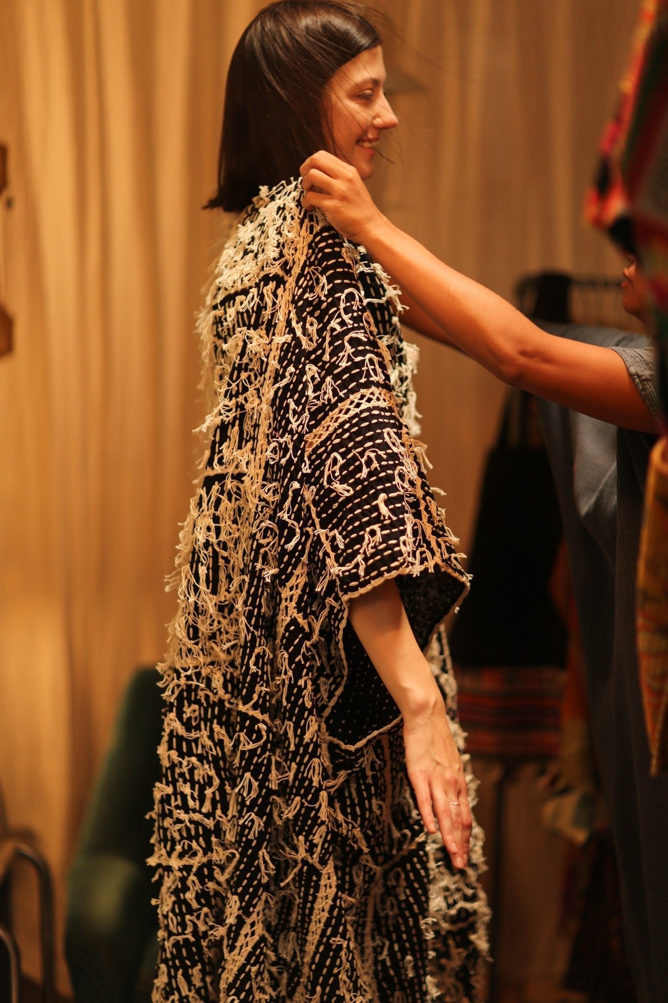 FRINGE KIMONO MATRIXA - MOMO STUDIO BERLIN - Berlin Concept Store - sustainable & ethical fashion