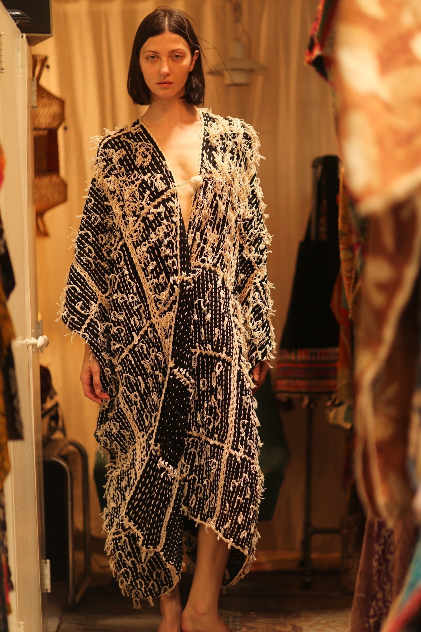 FRINGE KIMONO MATRIXA - MOMO STUDIO BERLIN - Berlin Concept Store - sustainable & ethical fashion