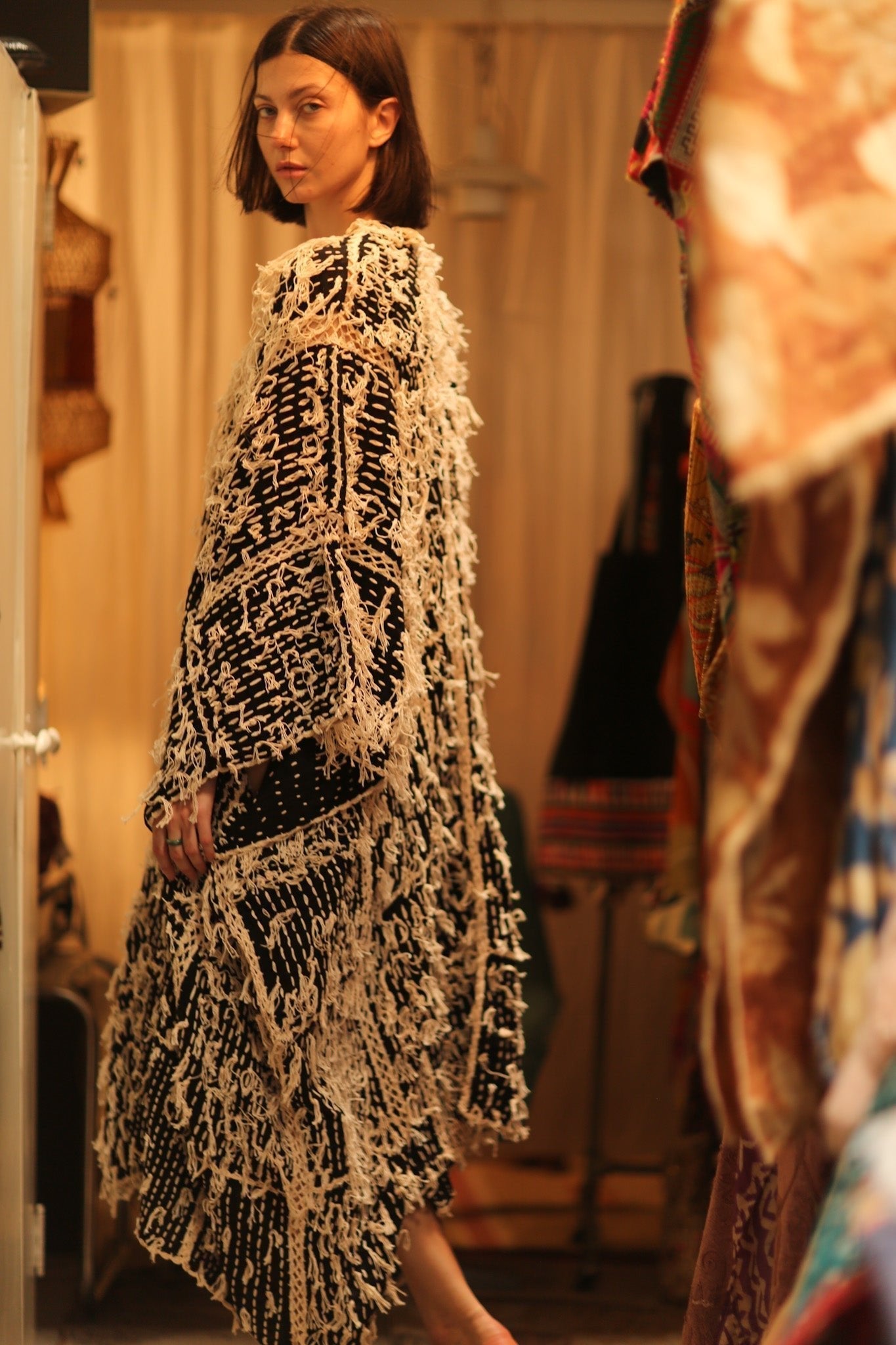 FRINGE KIMONO MATRIXA - MOMO STUDIO BERLIN - Berlin Concept Store - sustainable & ethical fashion