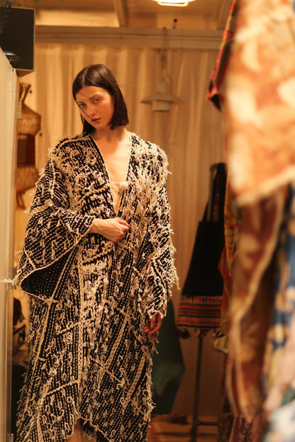 FRINGE KIMONO MATRIXA - MOMO STUDIO BERLIN - Berlin Concept Store - sustainable & ethical fashion