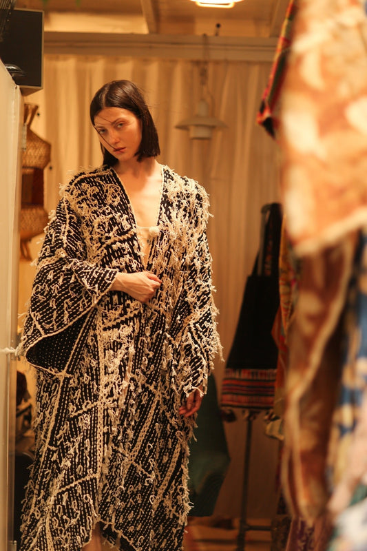 FRINGE KIMONO MATRIXA - MOMO STUDIO BERLIN - Berlin Concept Store - sustainable & ethical fashion