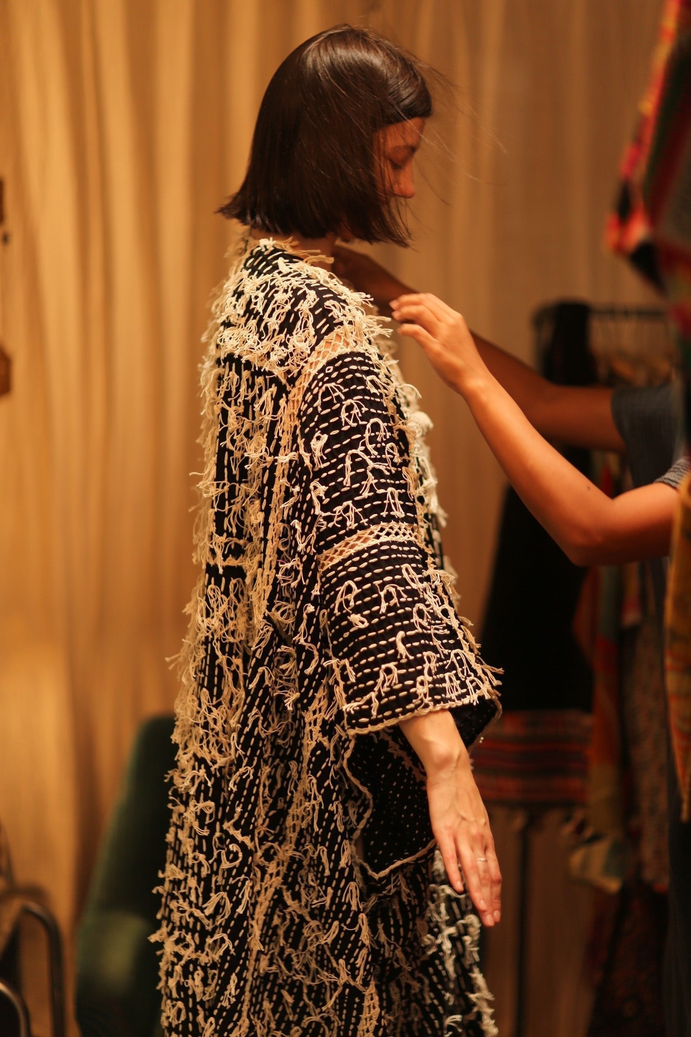 FRINGE KIMONO MATRIXA - MOMO STUDIO BERLIN - Berlin Concept Store - sustainable & ethical fashion
