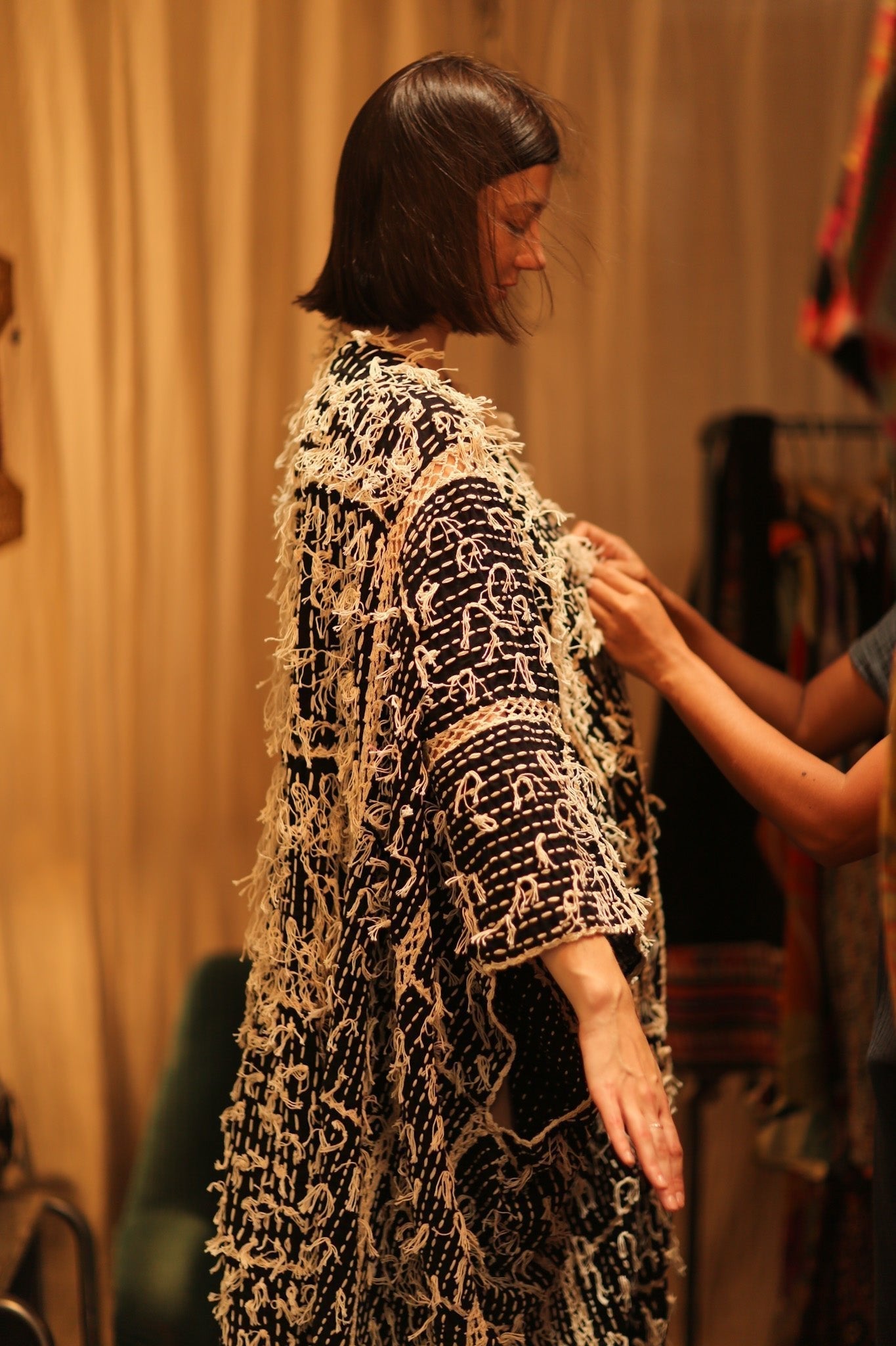 FRINGE KIMONO MATRIXA - MOMO STUDIO BERLIN - Berlin Concept Store - sustainable & ethical fashion