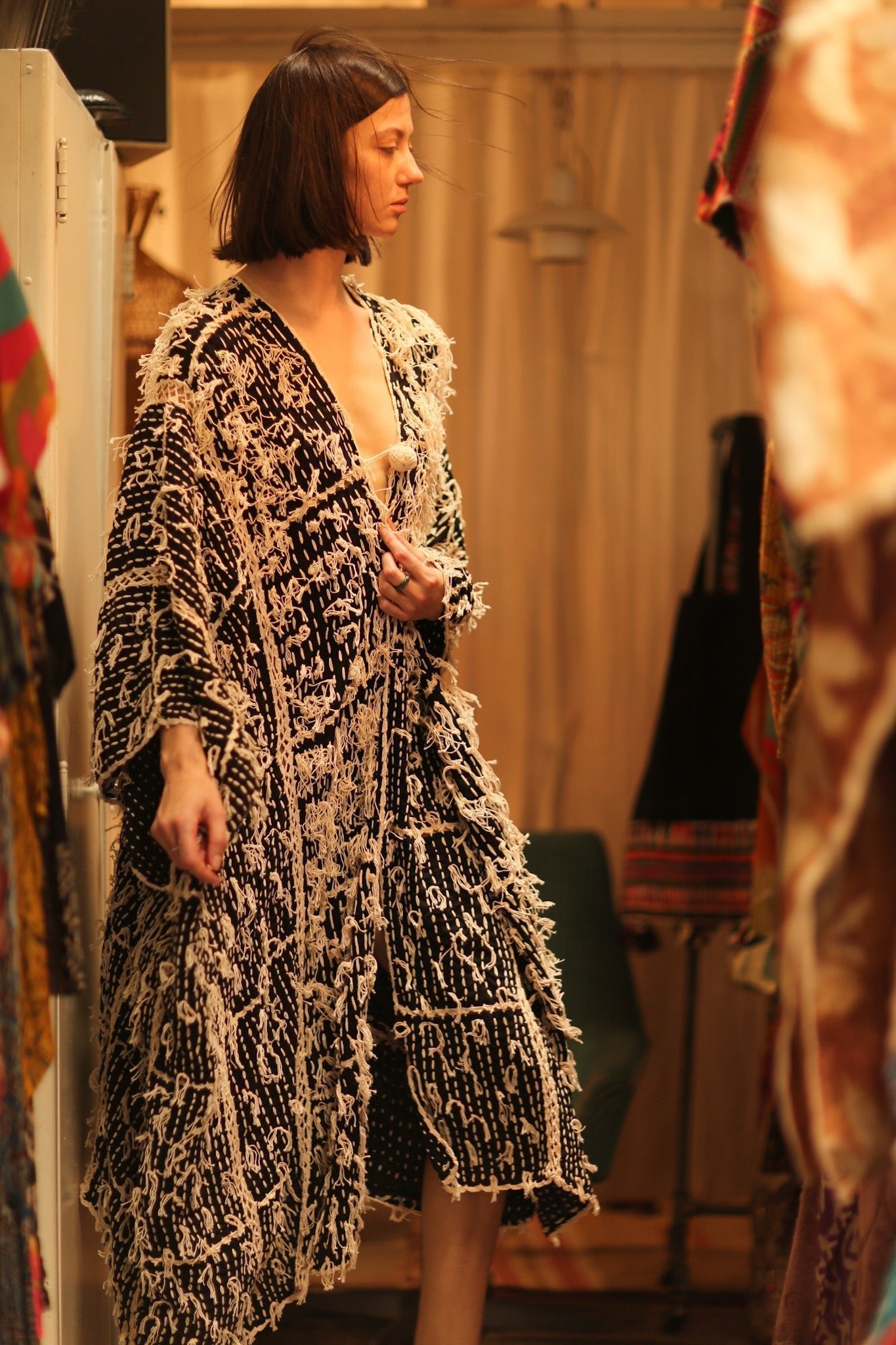 FRINGE KIMONO MATRIXA - MOMO STUDIO BERLIN - Berlin Concept Store - sustainable & ethical fashion