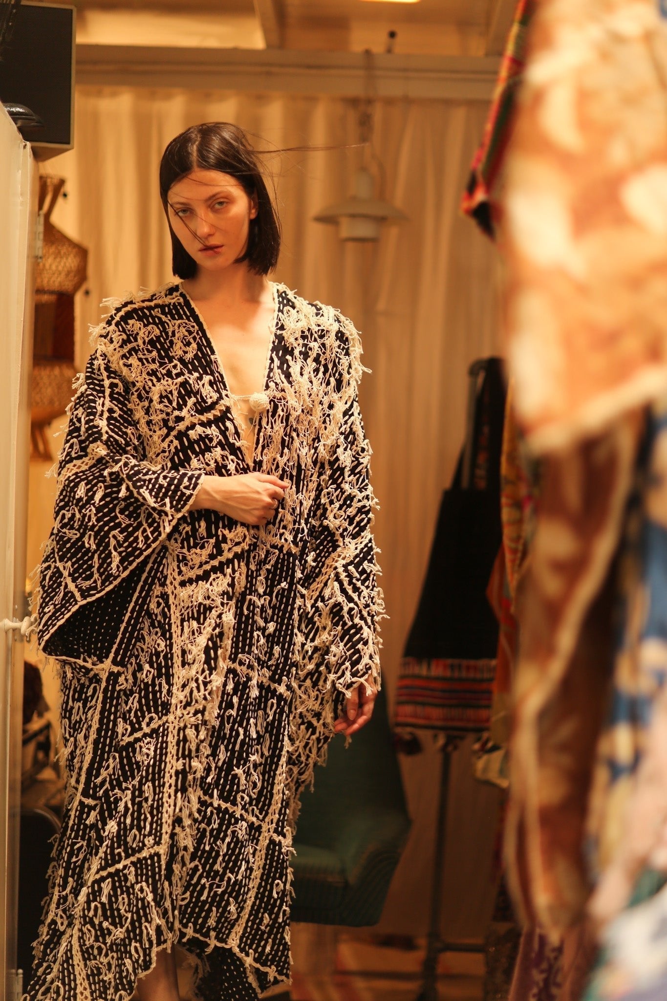 FRINGE KIMONO MATRIXA - MOMO STUDIO BERLIN - Berlin Concept Store - sustainable & ethical fashion