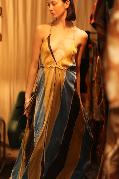 HAND BLOCK PRINT MAGIC DRESS HANNAH SOHO EDIT - MOMO STUDIO BERLIN - Berlin Concept Store - sustainable & ethical fashion
