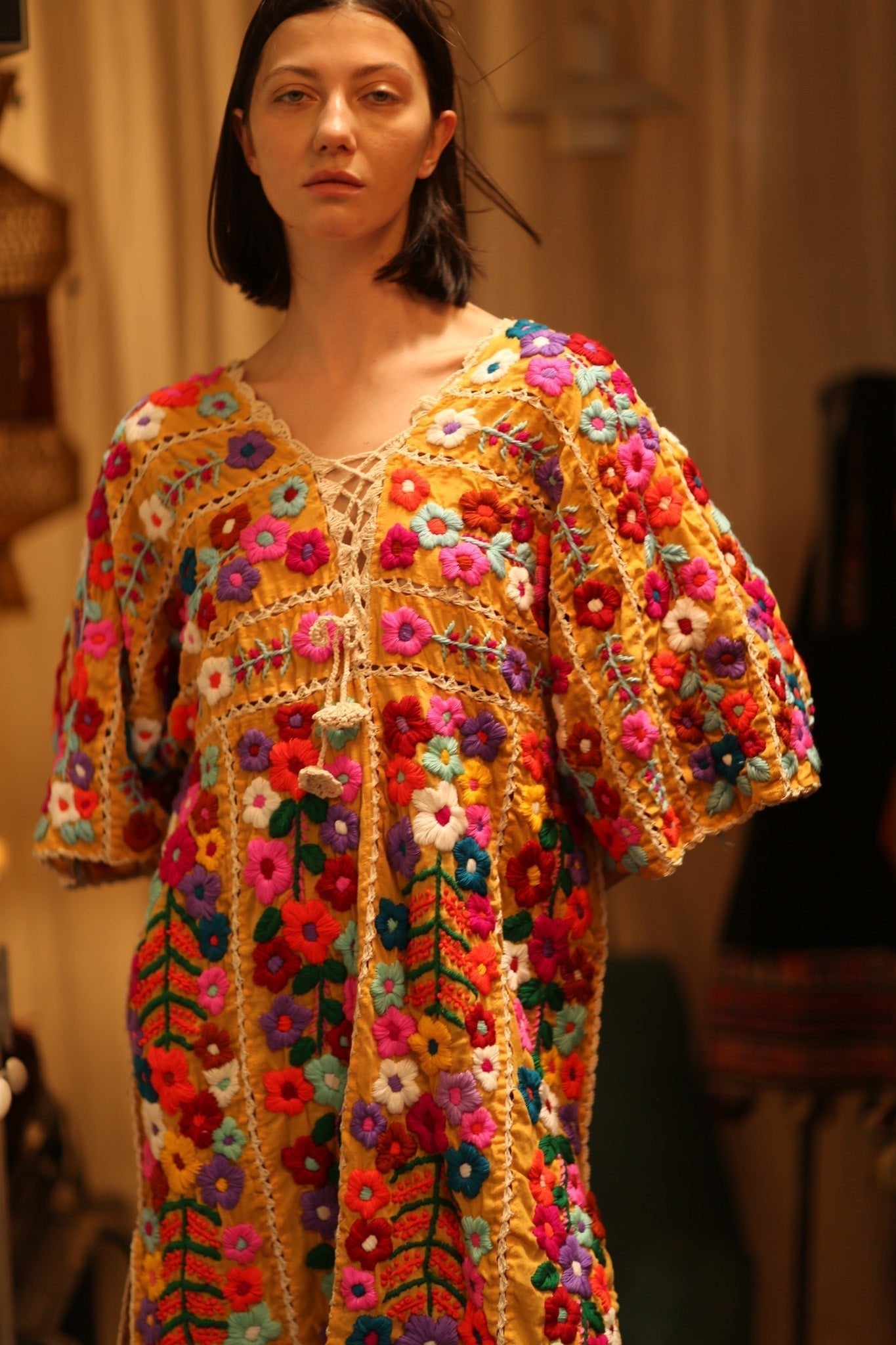 HEAVY EMBROIDERED KAFTAN ANTHARA - MOMO STUDIO BERLIN - Berlin Concept Store - sustainable & ethical fashion
