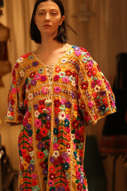 HEAVY EMBROIDERED KAFTAN ANTHARA - MOMO STUDIO BERLIN - Berlin Concept Store - sustainable & ethical fashion