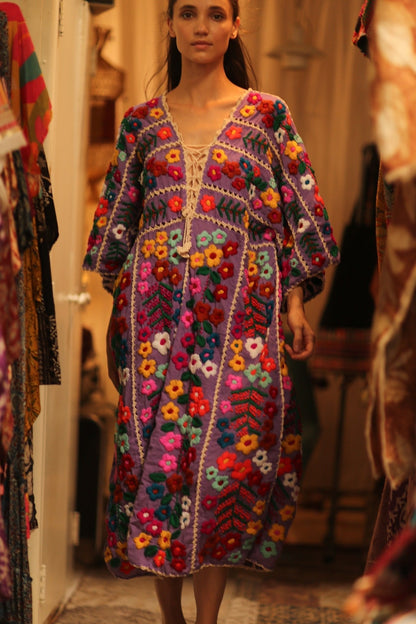 HEAVY EMBROIDERED KAFTAN ANTHARA - MOMO STUDIO BERLIN - Berlin Concept Store - sustainable & ethical fashion