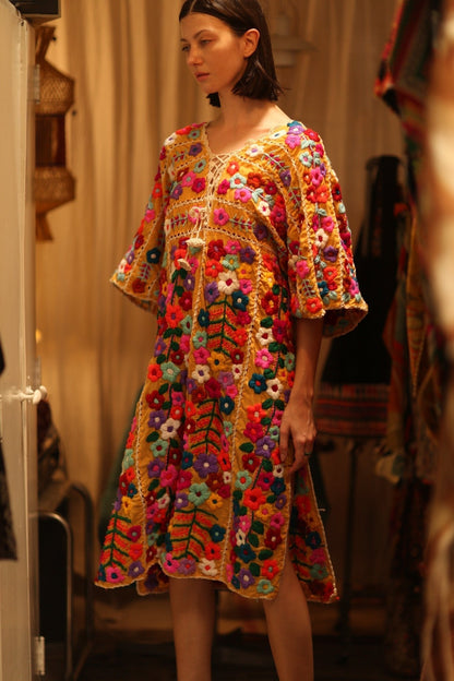 HEAVY EMBROIDERED KAFTAN ANTHARA - MOMO STUDIO BERLIN - Berlin Concept Store - sustainable & ethical fashion