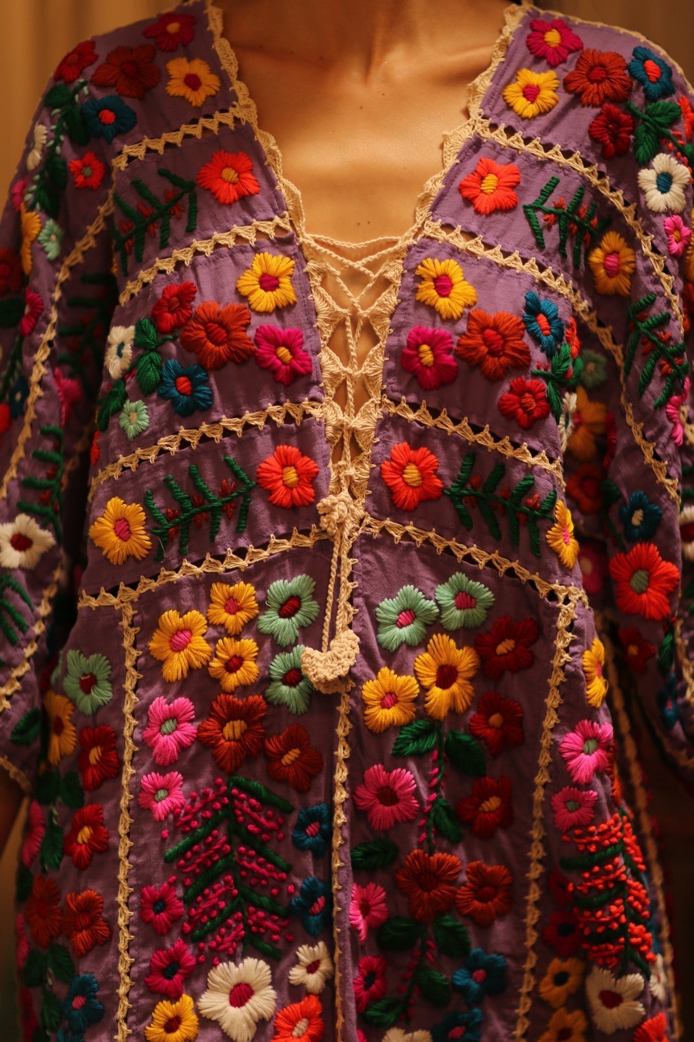 HEAVY EMBROIDERED KAFTAN ANTHARA - MOMO STUDIO BERLIN - Berlin Concept Store - sustainable & ethical fashion