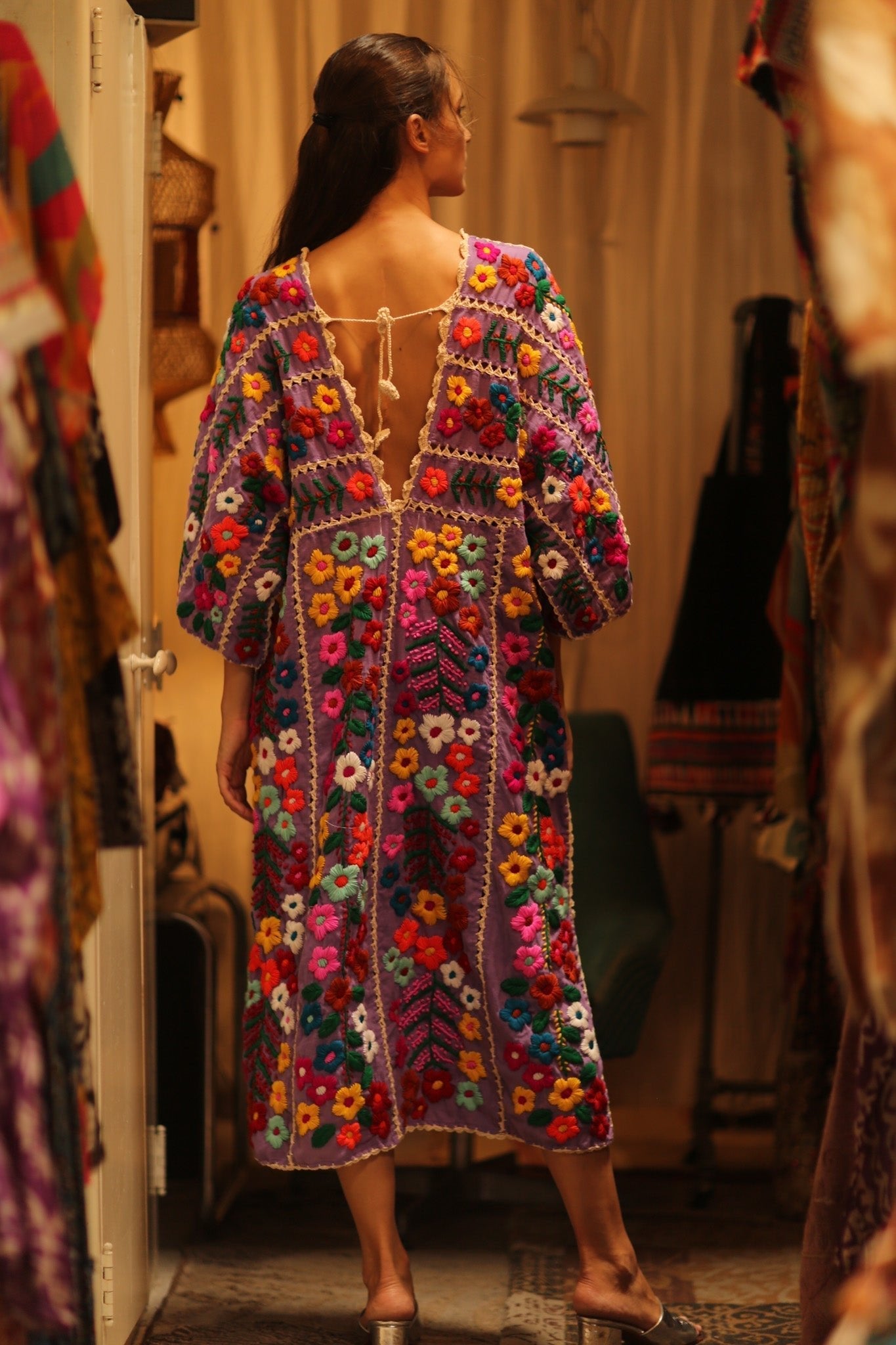 HEAVY EMBROIDERED KAFTAN ANTHARA - MOMO STUDIO BERLIN - Berlin Concept Store - sustainable & ethical fashion