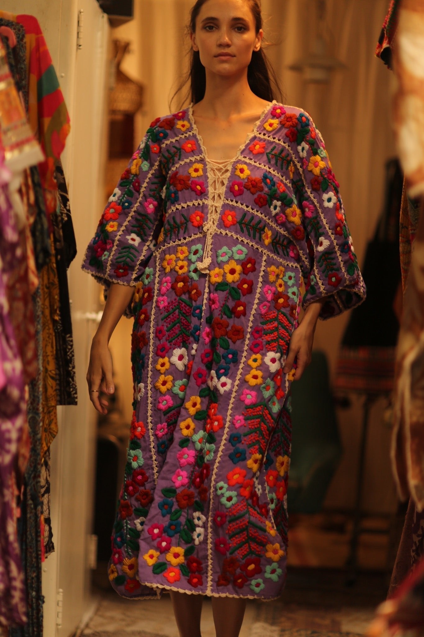 HEAVY EMBROIDERED KAFTAN ANTHARA - MOMO STUDIO BERLIN - Berlin Concept Store - sustainable & ethical fashion