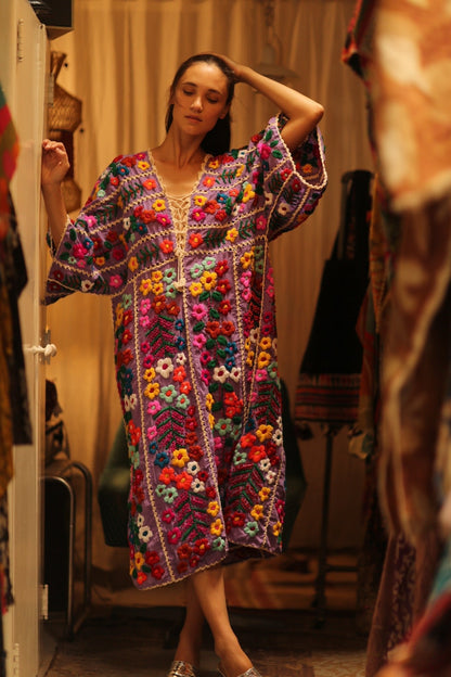 HEAVY EMBROIDERED KAFTAN ANTHARA - MOMO STUDIO BERLIN - Berlin Concept Store - sustainable & ethical fashion