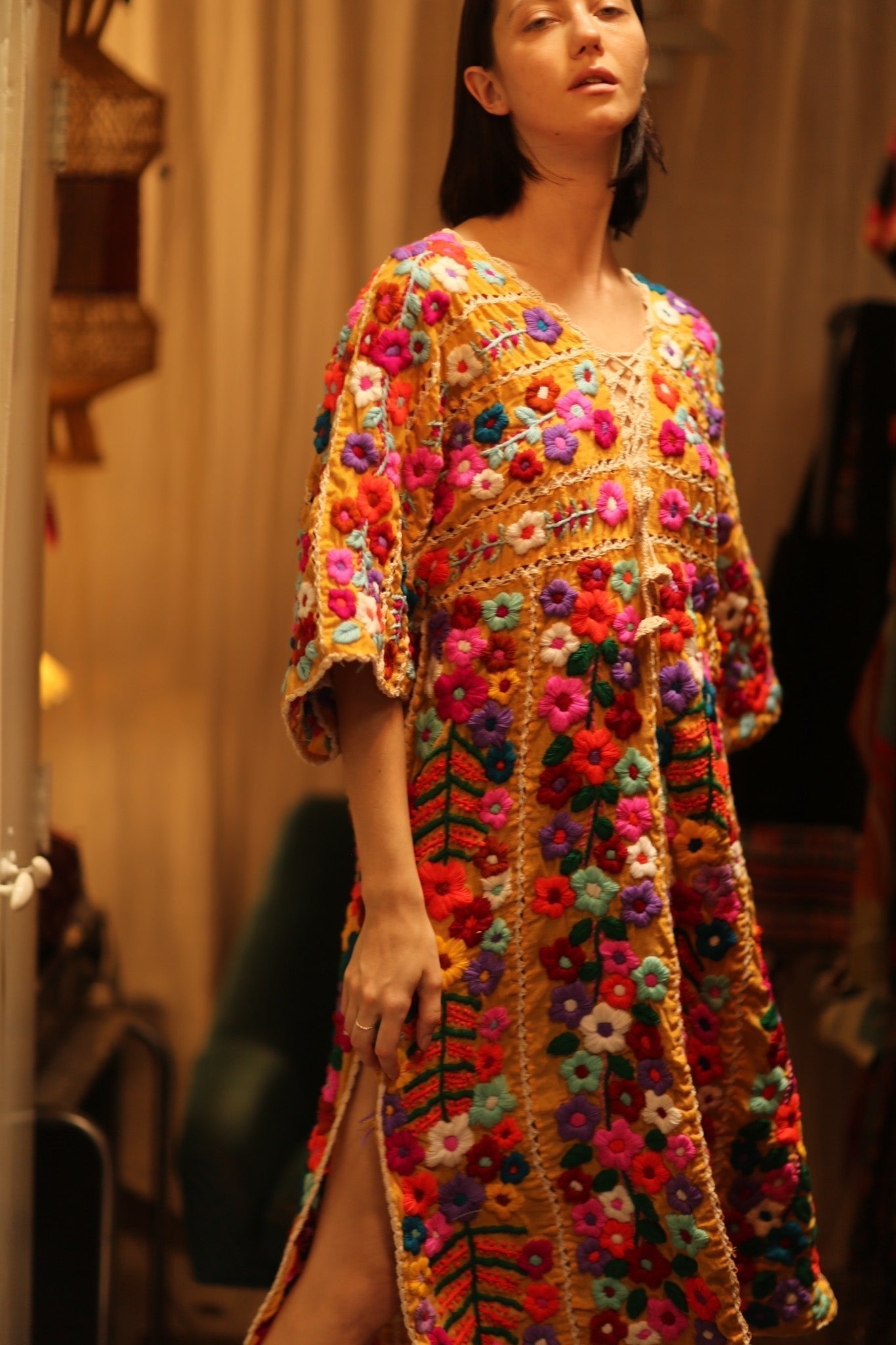 HEAVY EMBROIDERED KAFTAN ANTHARA - MOMO STUDIO BERLIN - Berlin Concept Store - sustainable & ethical fashion