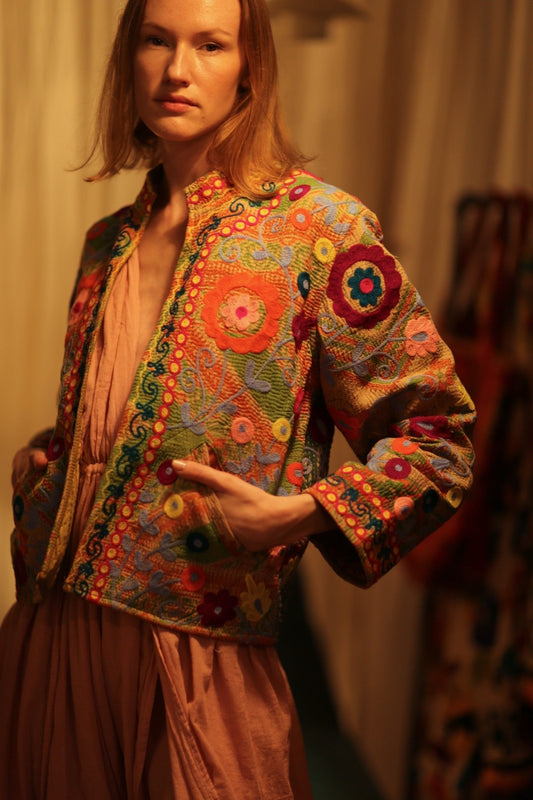 JACKET INGRID ALIN EMBROIDERED - MOMO STUDIO BERLIN - Berlin Concept Store - sustainable & ethical fashion