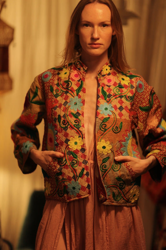 JACKET INGRID LOE EMBROIDERED - MOMO STUDIO BERLIN - Berlin Concept Store - sustainable & ethical fashion