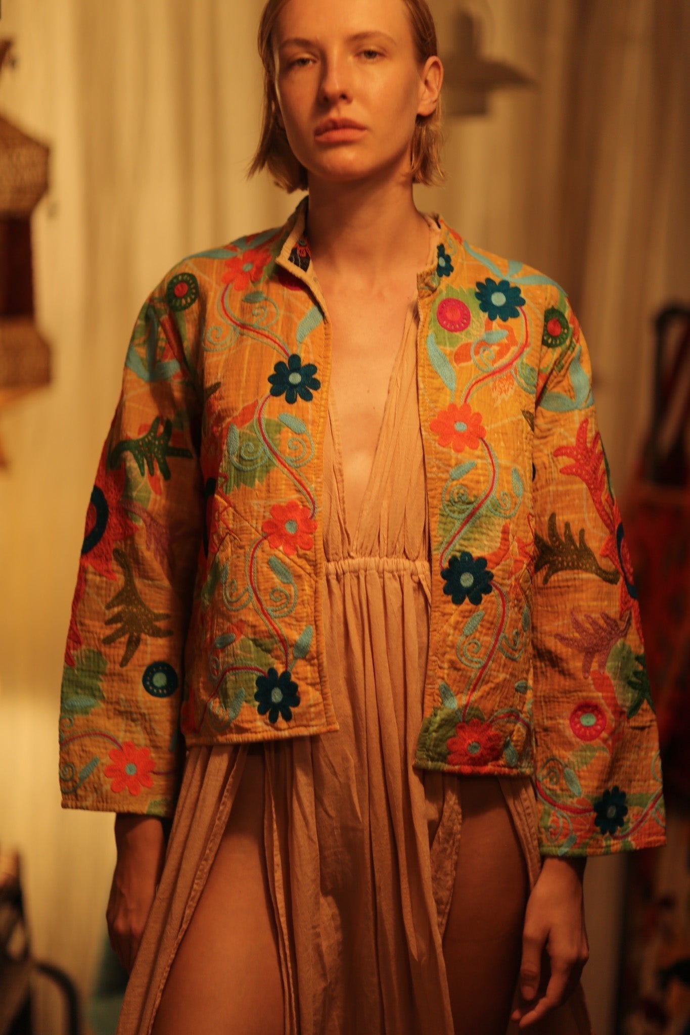 JACKET INGRID MICA EMBROIDERED - MOMO STUDIO BERLIN - Berlin Concept Store - sustainable & ethical fashion